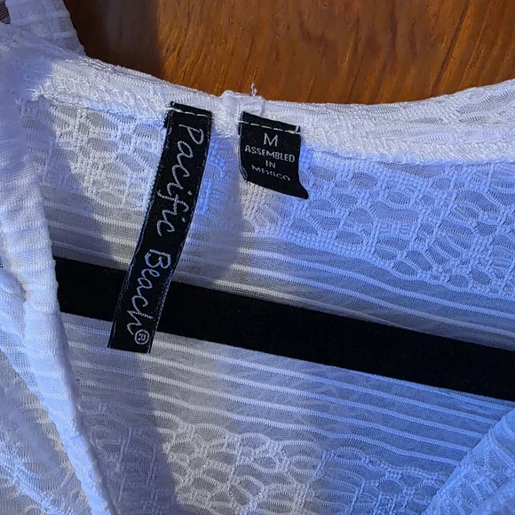 Pacific Beach White Lace Cover-Up - Picture 2 of 5